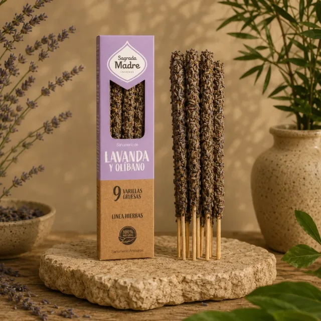 Incienso Lavanda Olibano - Linea Hierbas