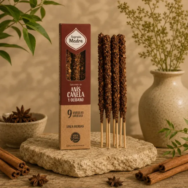Inciensos Anis Canela Olibano - Línea Hierbas